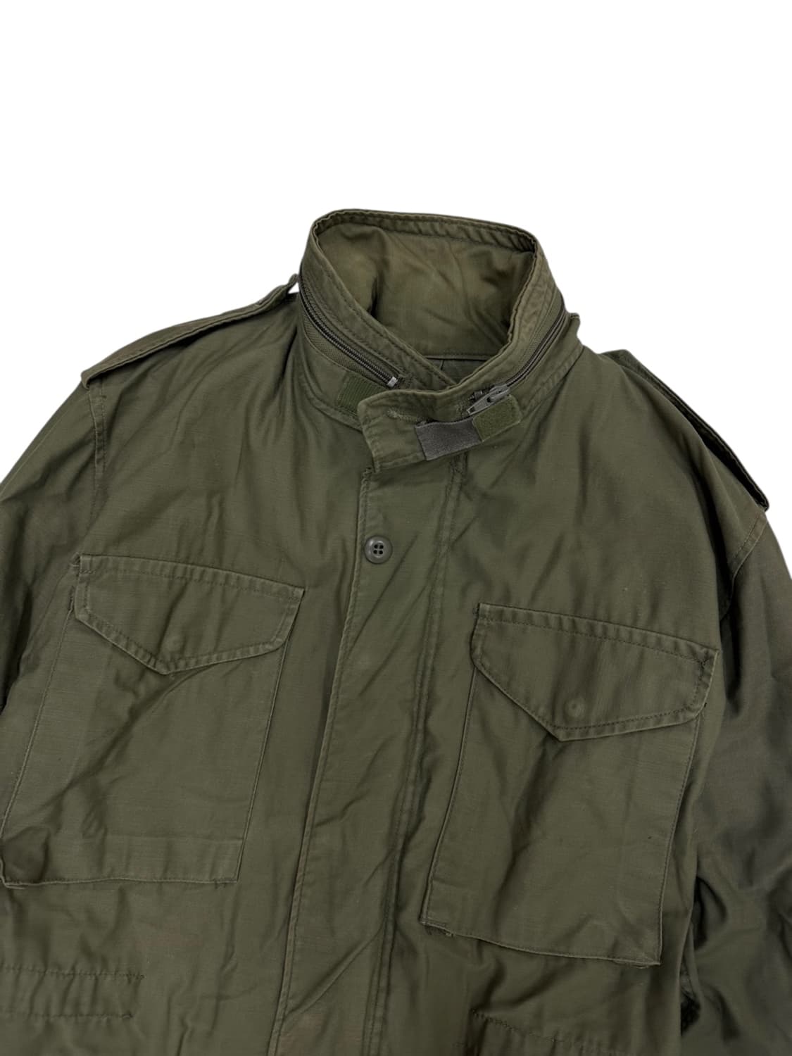 80년대 OG M65 밀리터리 필드자켓 카키 (S~L) 상품이미지2