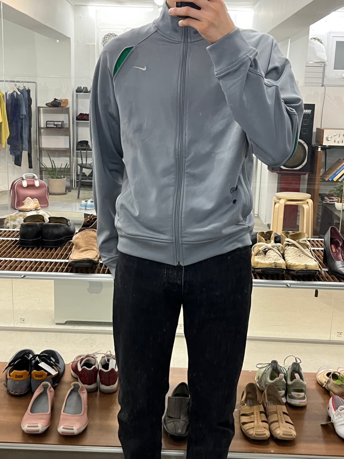서피스에디션 (M) straight denim pants black 상품이미지4