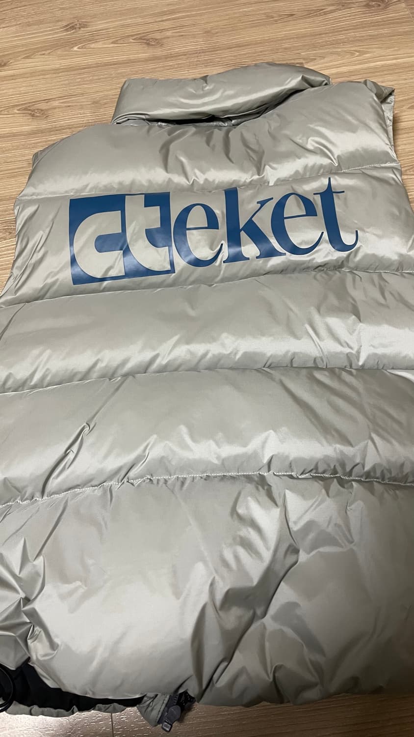 테켓 스노우볼 다운 베스트 그레이 상품이미지3