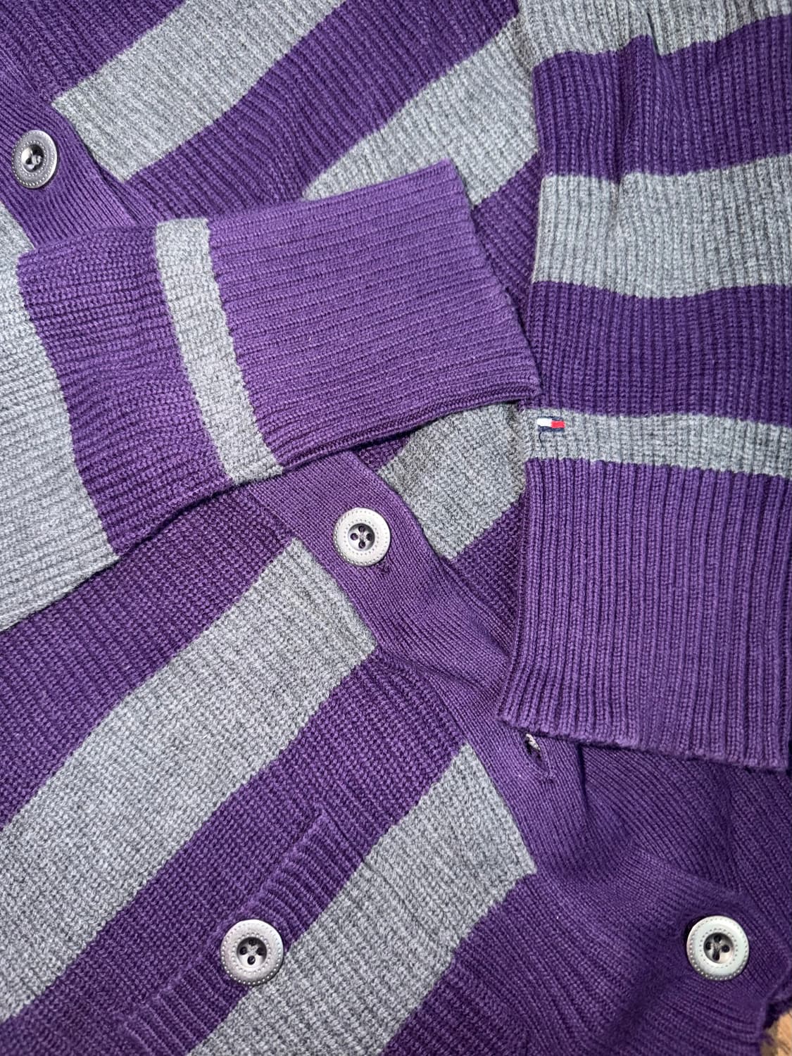 타미힐피거 스트라이프 하이넥 가디건 상품이미지2