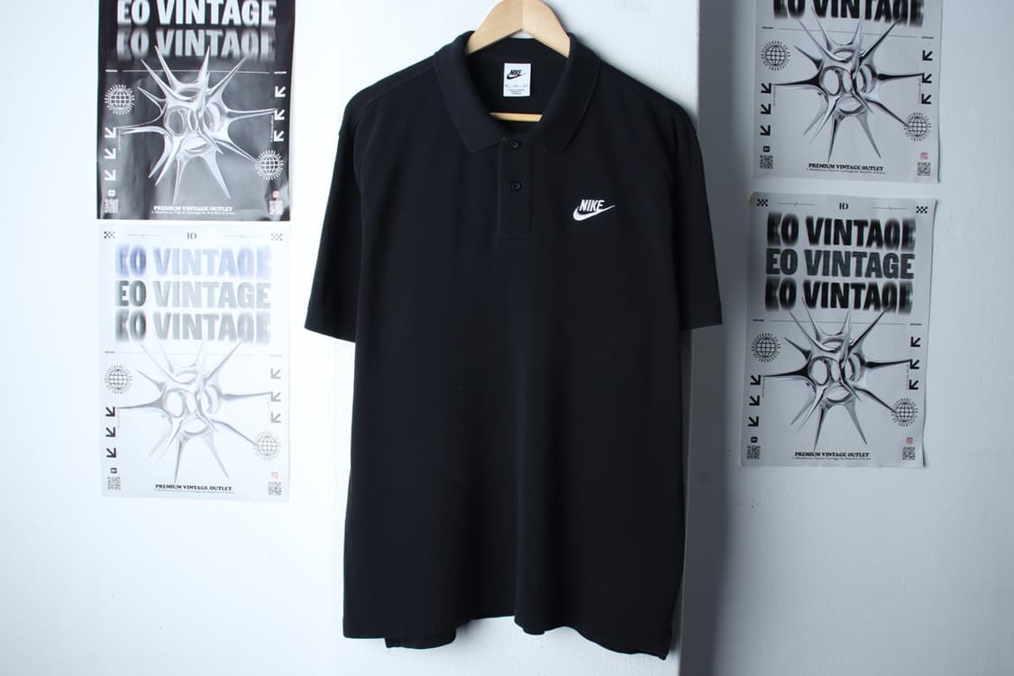 (2XL-3XL) 나이키 반팔 카라 티셔츠 빅사이즈 블랙-H31463 상품이미지2