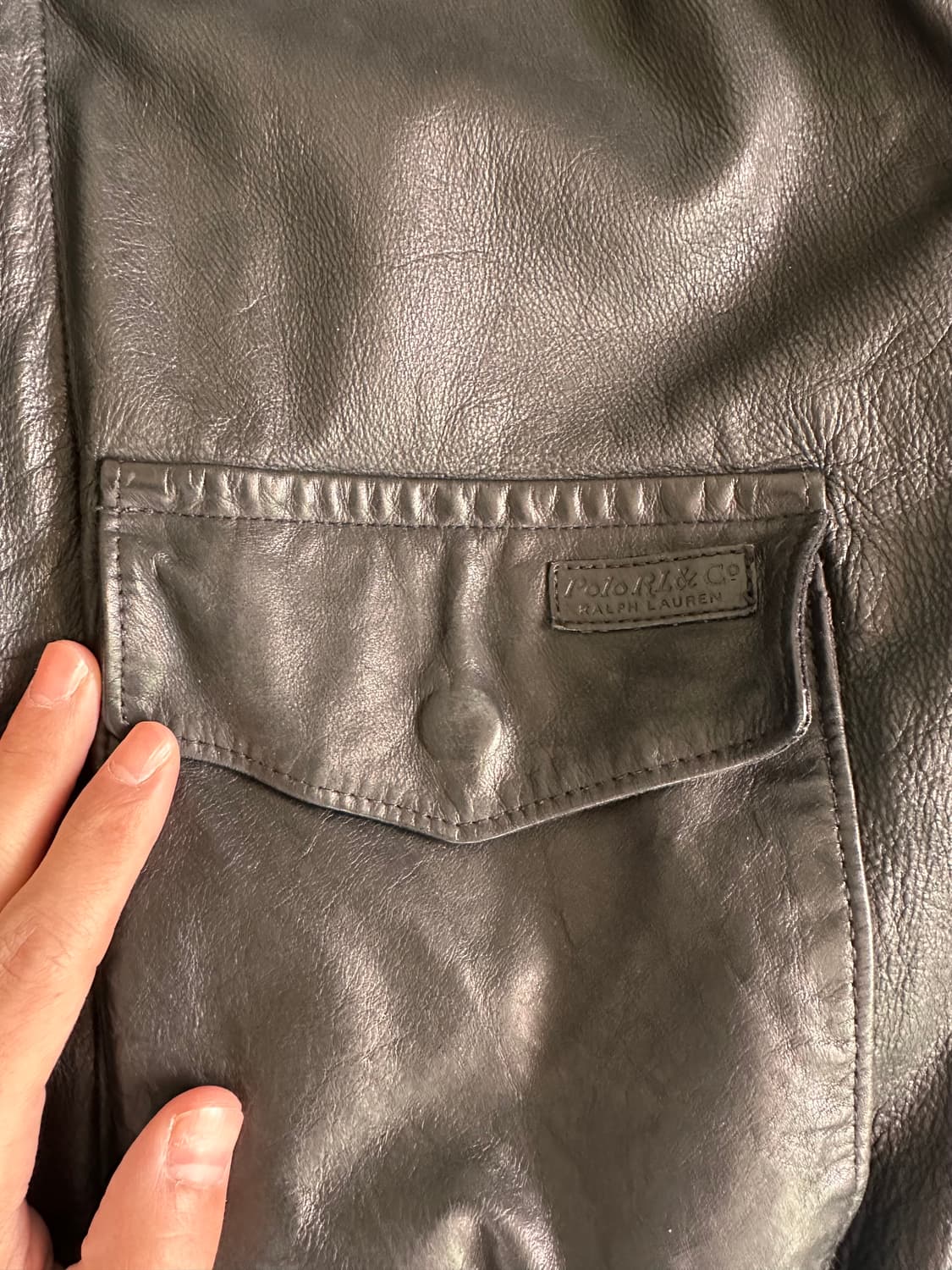 폴로 랄프로렌 A-2자켓 카우하이드 상품이미지7