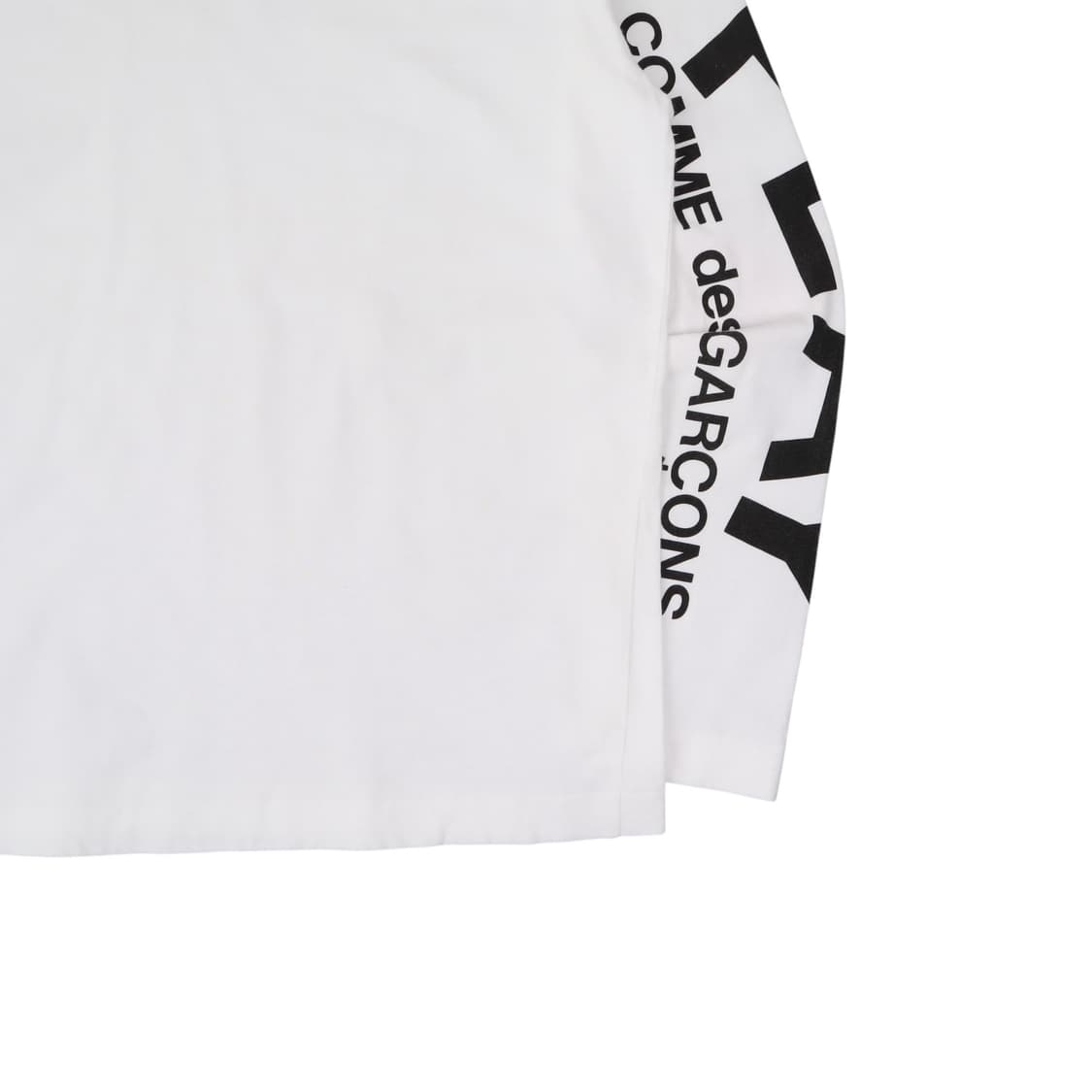 꼼데가르송 엠브로이드 화이트 롱슬리브 상품이미지7