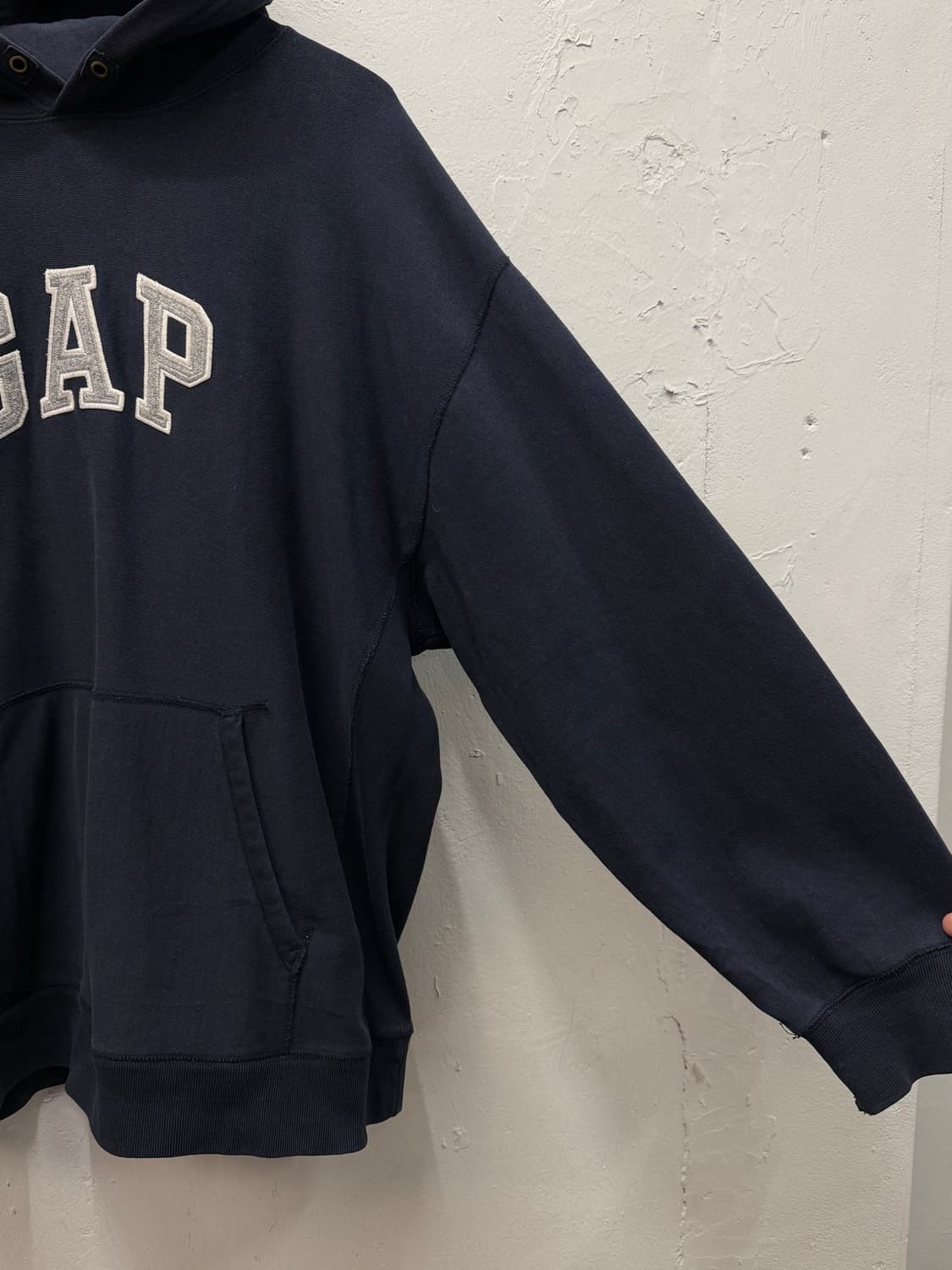 XL) Old GAP Arch Logo Heavyweight Hoodie 상품이미지3