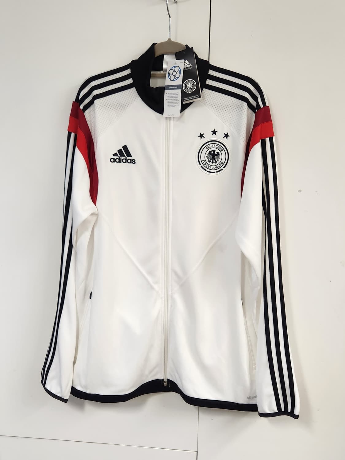 아디다스 새상품 희귀 독일 흰검 트랙탑 저지 져지집업 2XL (105-1 상품이미지1