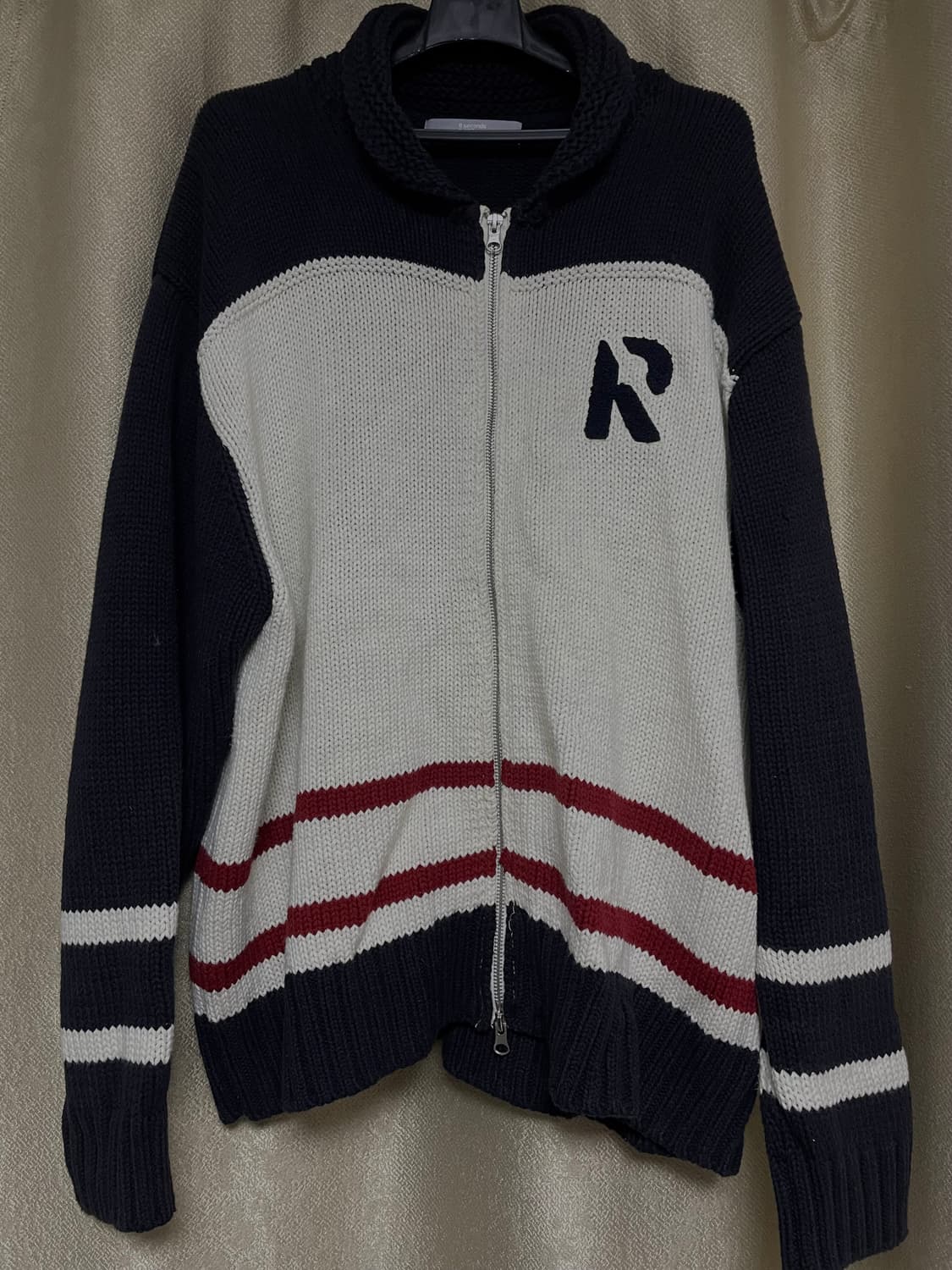 8seconds 부클 자수 집업 가디건 상품이미지1