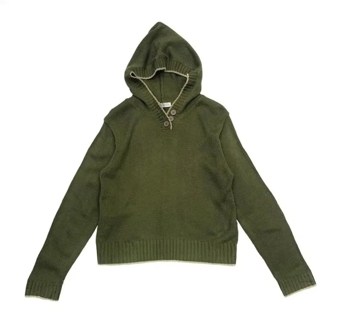 빈티지 니트 후드 모리룩 상품이미지1