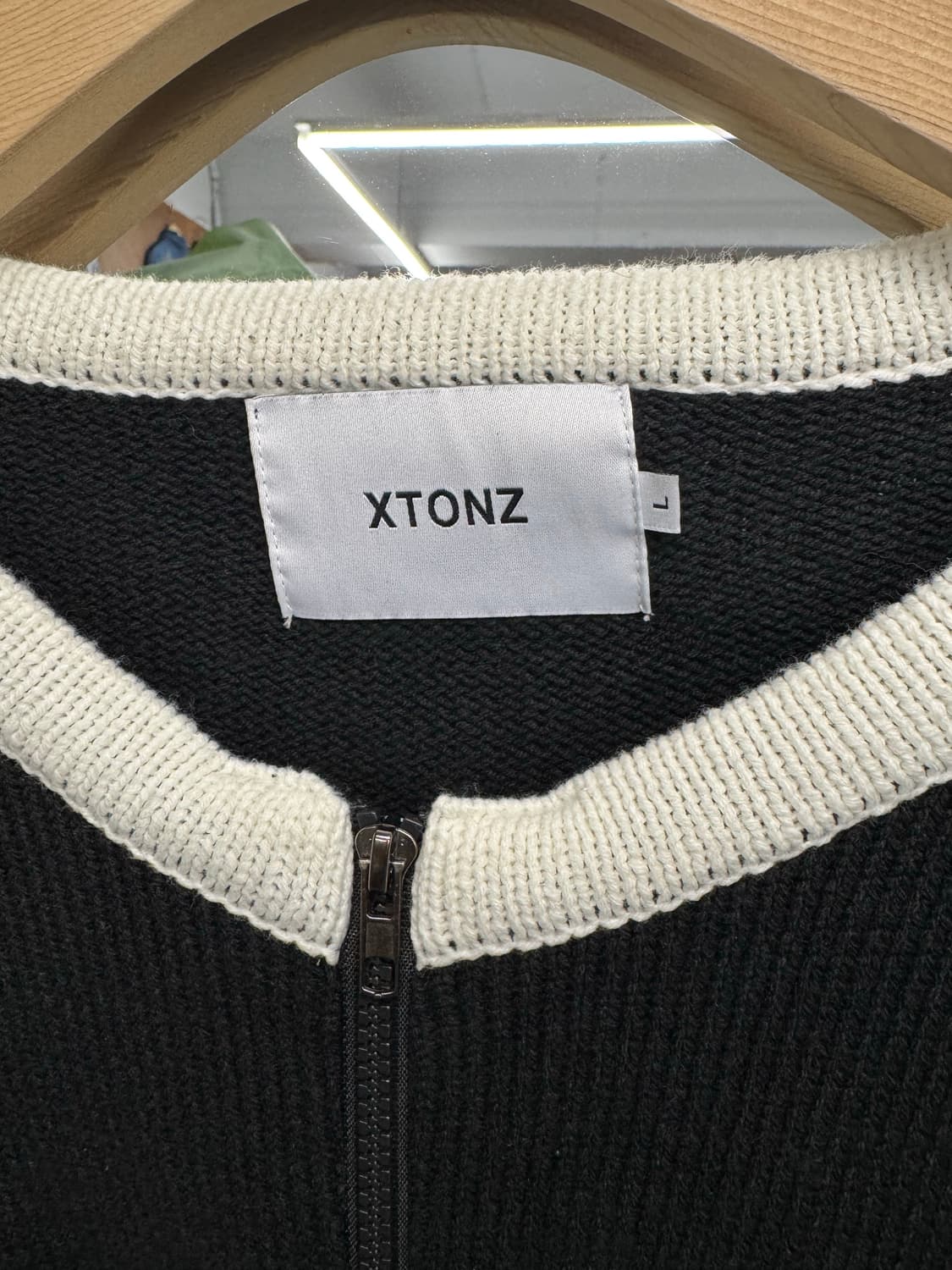 XTONZ 니트집업 상품이미지3