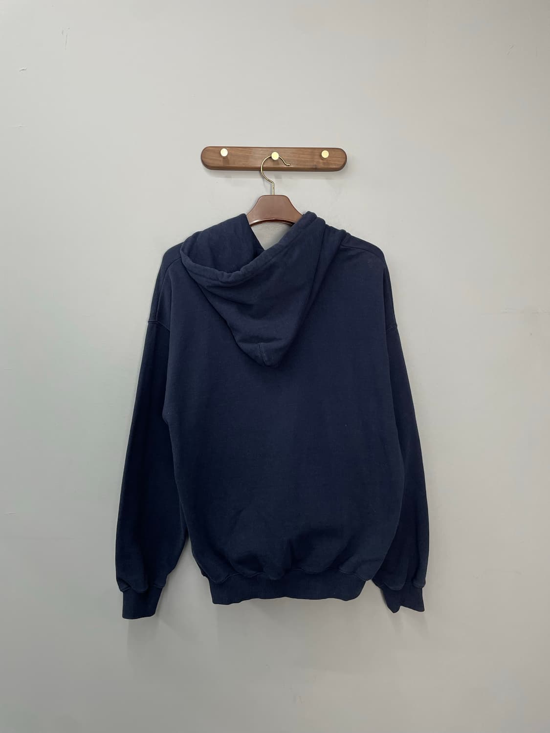 디스이즈네버댓 베이직로고 네이비 후드티 H1828 상품이미지5