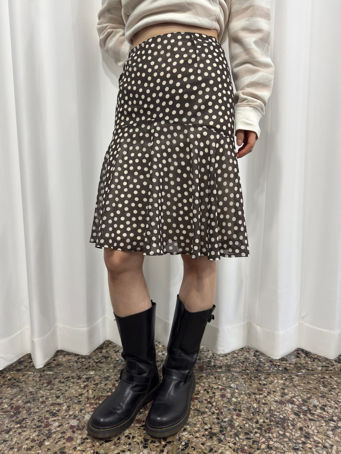 dot midi skirt 상품이미지2