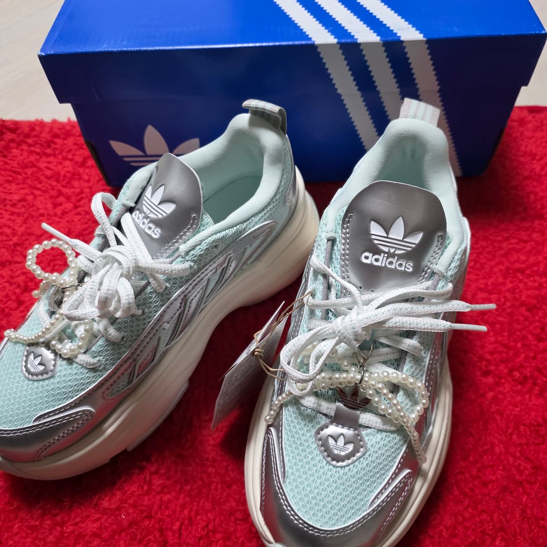 아디다스오즈가이아 크림민트225사이즈 새상품 JS1661 상품이미지6