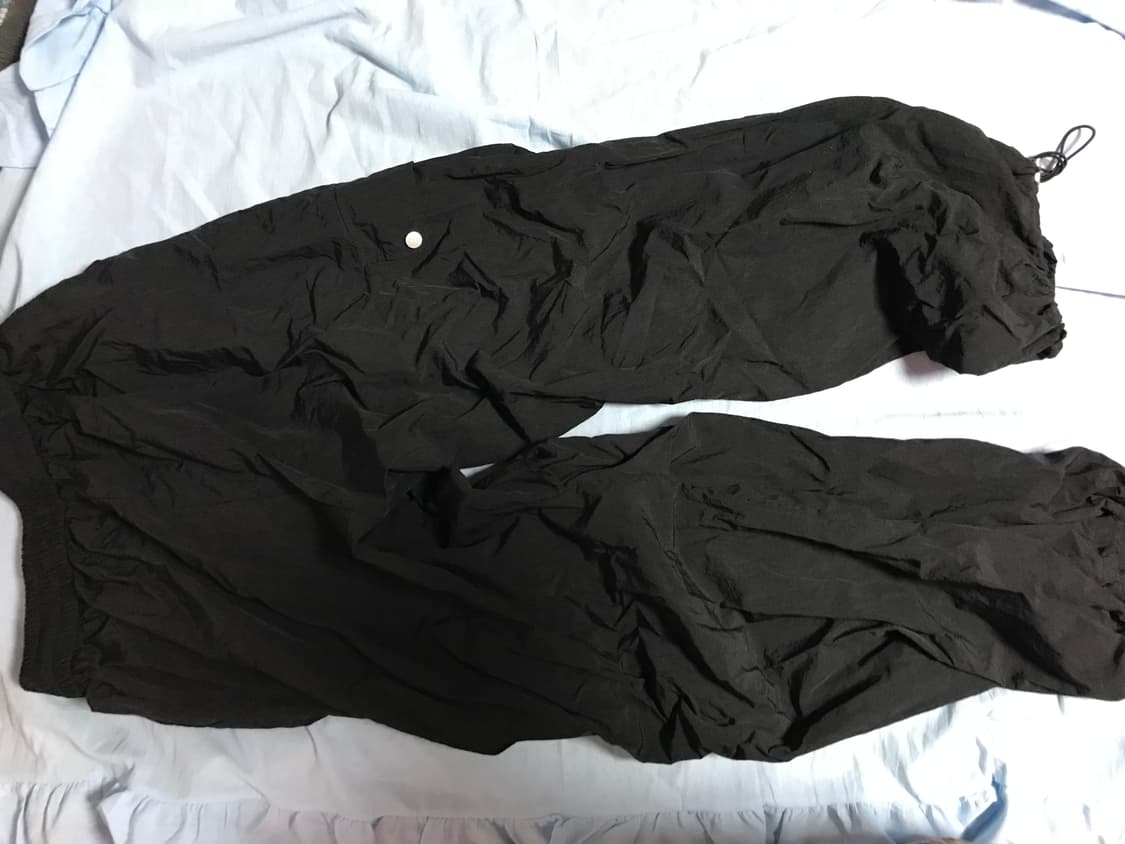 나일론 팬츠 빈티지 밴딩 팬츠 바스락 재질 상품이미지3