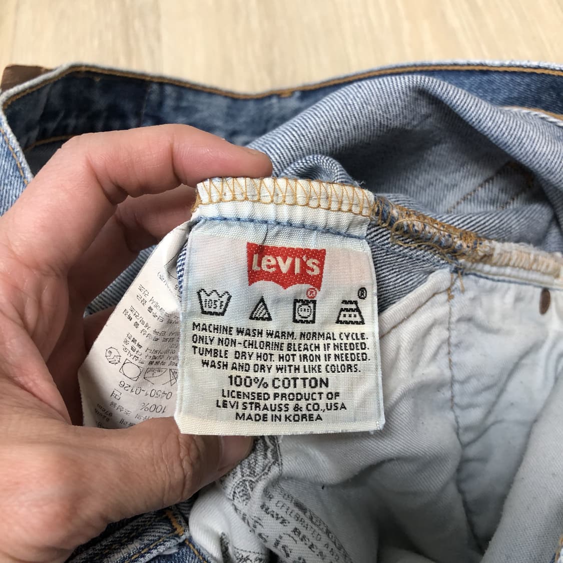 (31) 00's 리바이스 501 스트레이트진 04501 워시드 연청데님 상품이미지9
