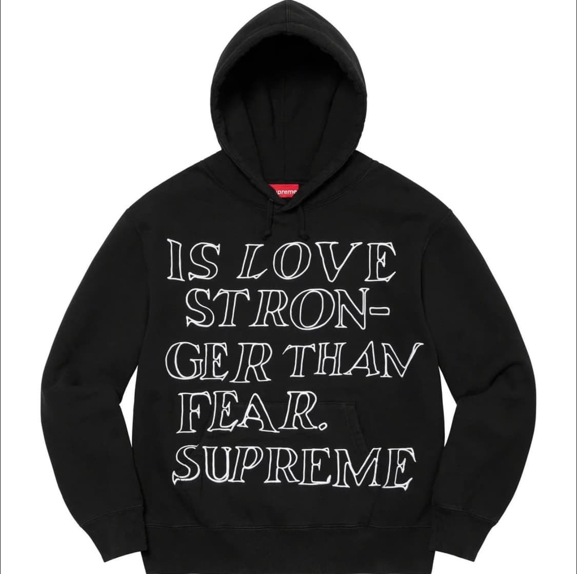 Supreme CPFM Stonger than fear Hoodie 상품이미지6