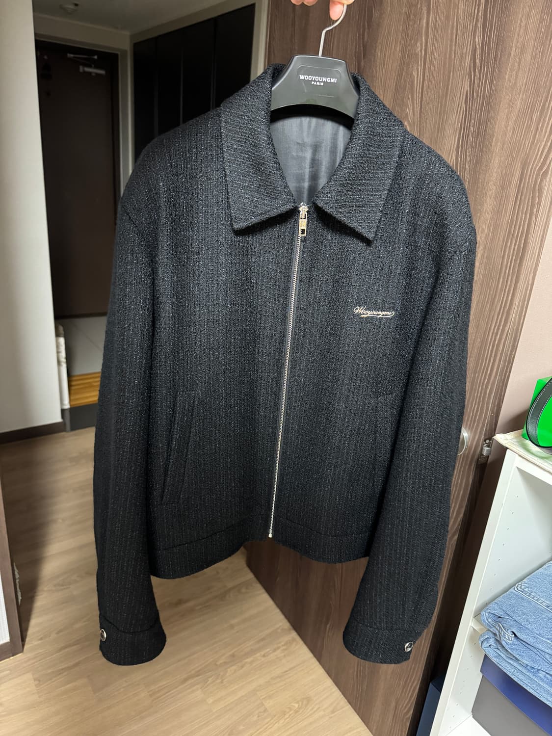 우영미 26ss 트위드 블루종 자켓 50사이즈 새상품 판매 상품이미지1