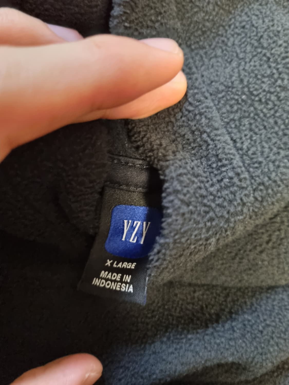 이지 갭 폴라 플리스 레귤러 후디 (블랙, 그레이) 상품이미지2