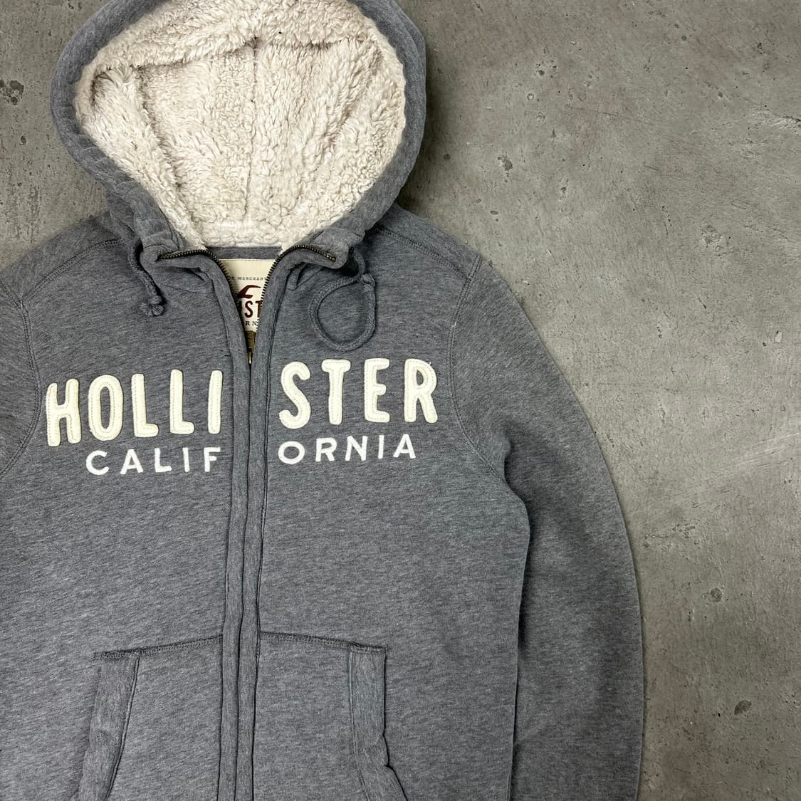 홀리스터 양털 후드집업[1349] 상품이미지3