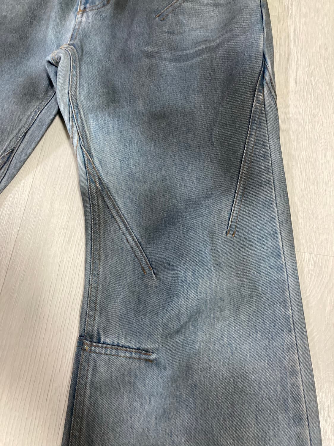 [31] 앤더슨벨 더티 워시드 플레어진 상품이미지5