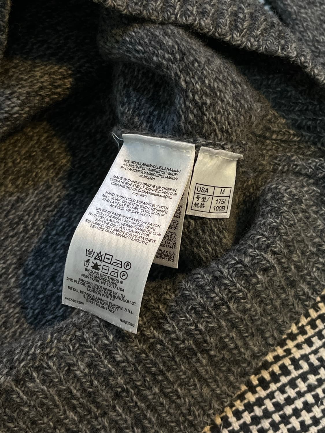 브룩스브라더스 페어아일 울 니트 스웨터 상품이미지3