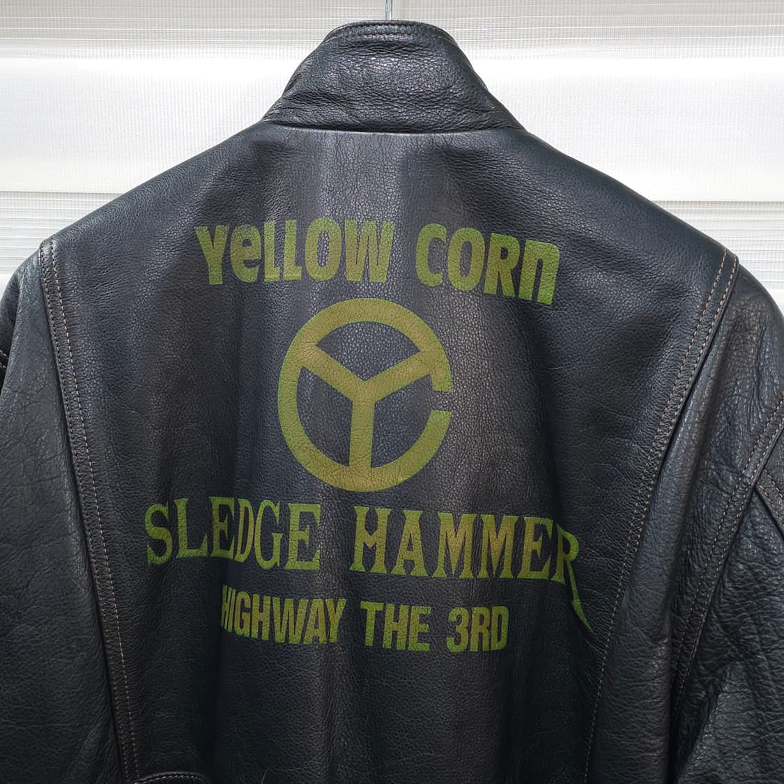빈티지 YELLOW CORN 레더자켓- M 상품이미지2