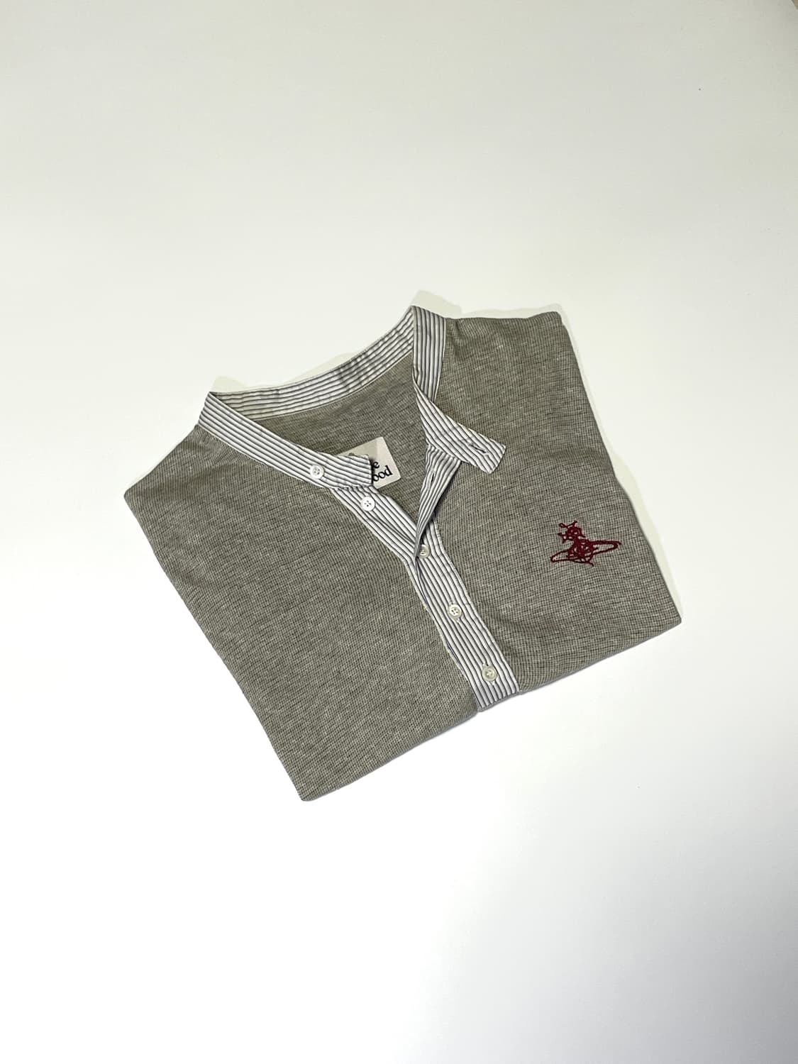 비비안 웨스트우드 셔츠 콤비 니트 상품이미지3