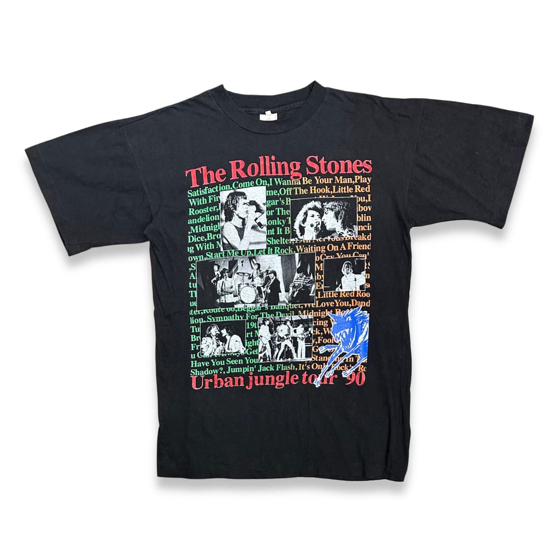 1990' Rolling stones Italia 투어 티셔츠 XXL 상품이미지1