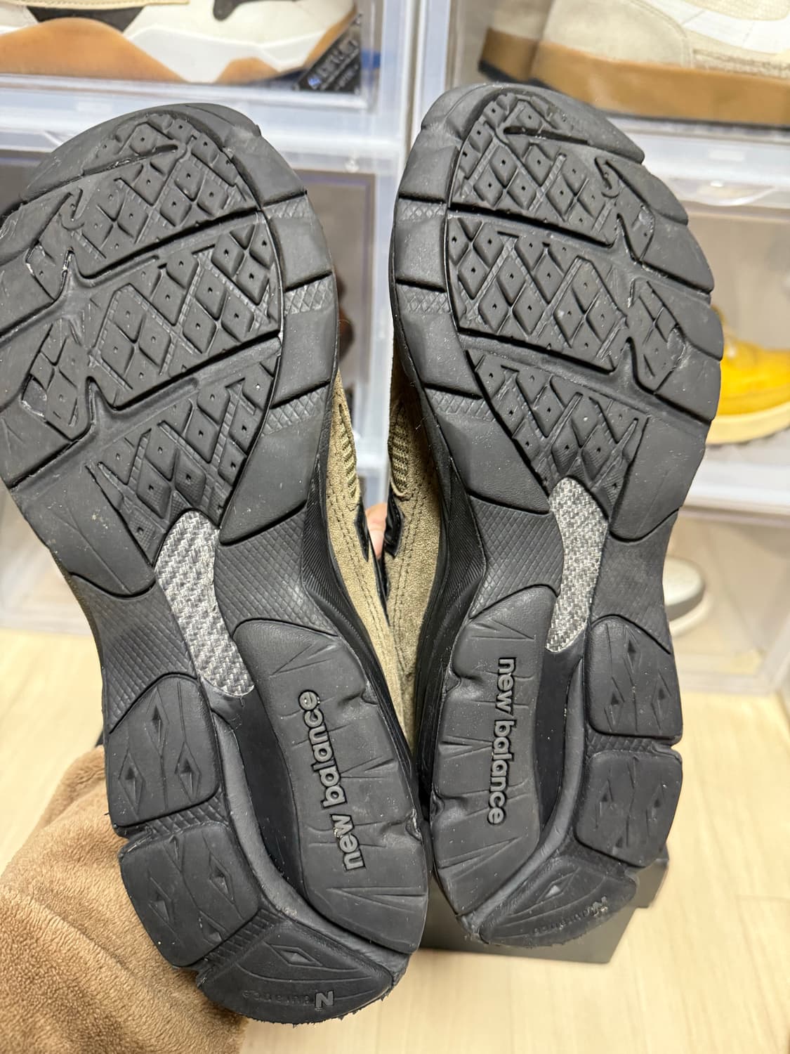 뉴발란스 x JJJ자운드 990v3 브라운 블랙 265 상품이미지6