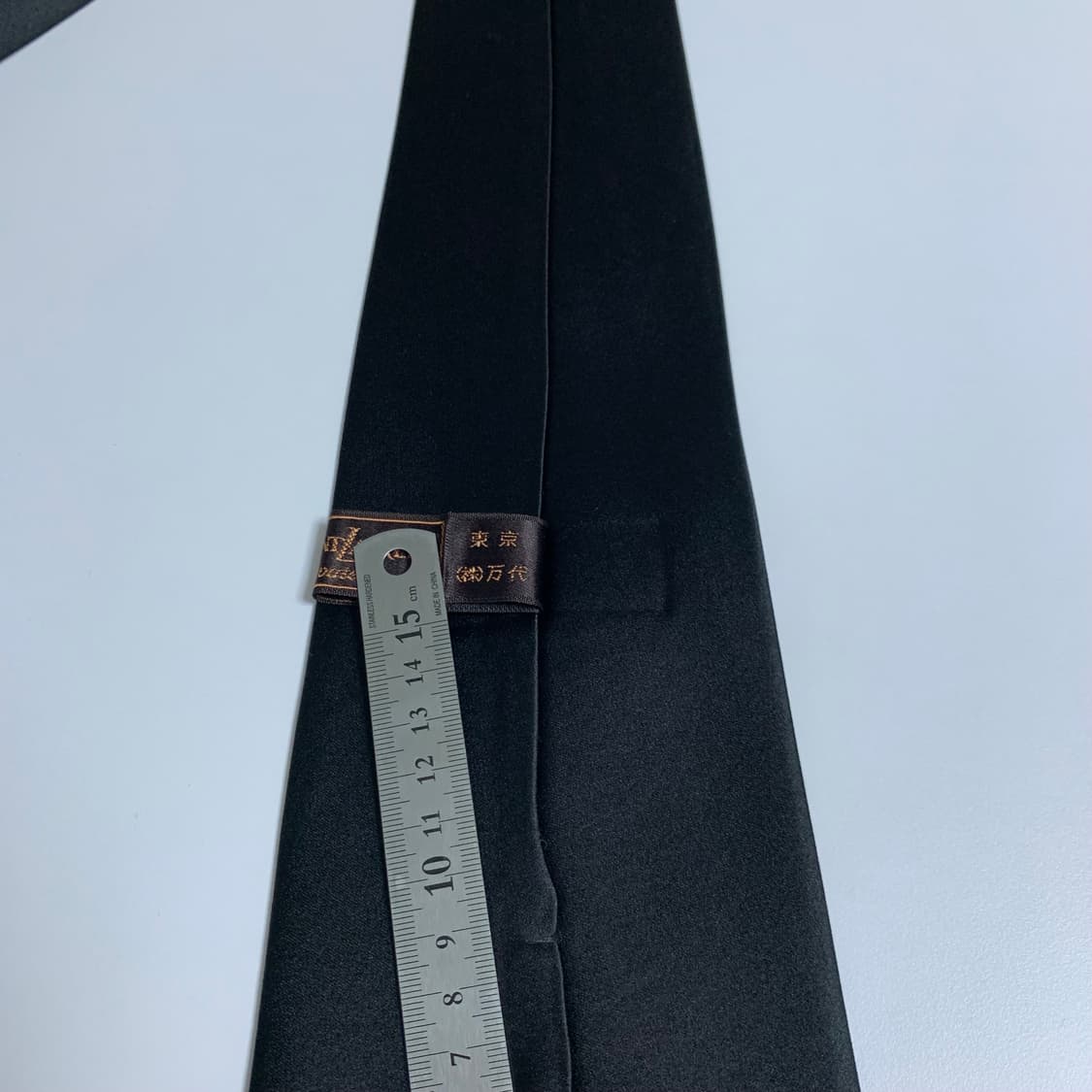 입생로랑(YSL) 블랙 정장넥타이 명품 장폭 11cm A+등급 상품이미지7