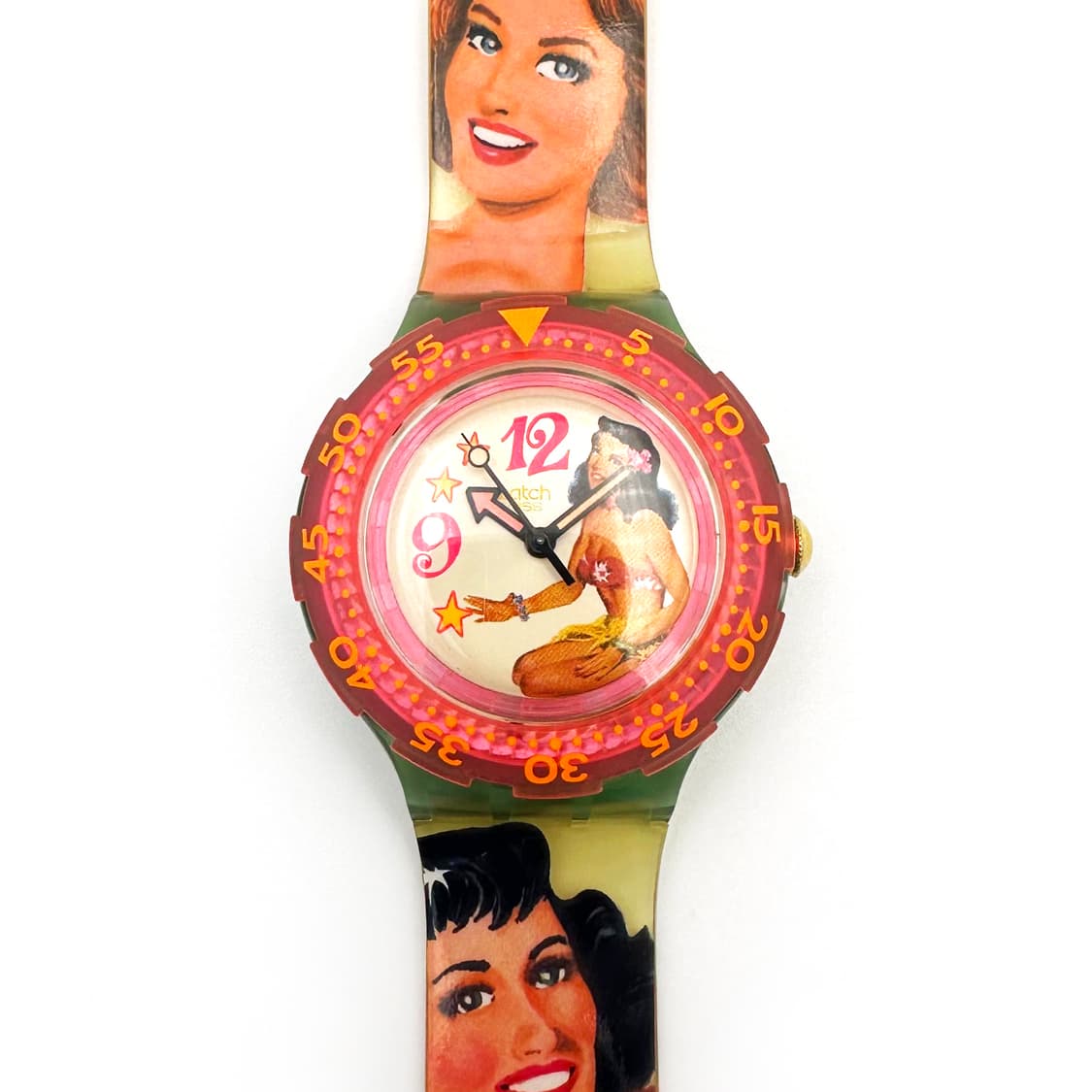 94년판) 빈티지 스와치 스쿠버200 beach virgin 상품이미지3