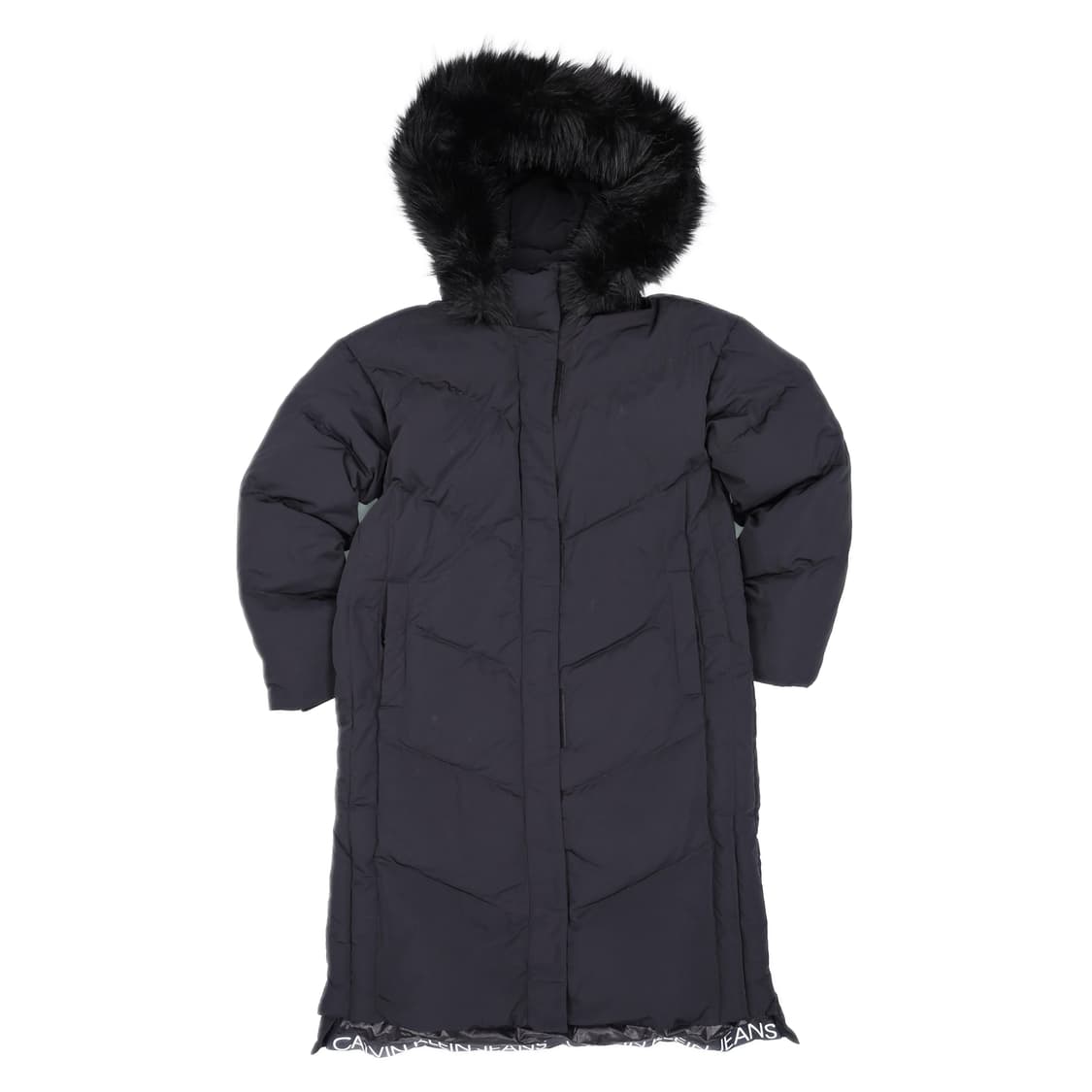 [M] 캘빈클라인 여성 후드퍼 덕다운 롱패딩 벤치 파카 4126 상품이미지1