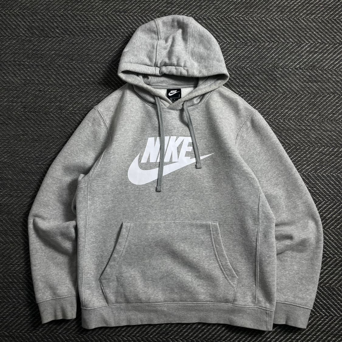 나이키 NSW 스우시 그레이 기모 후드 티셔츠o 4155 상품이미지1