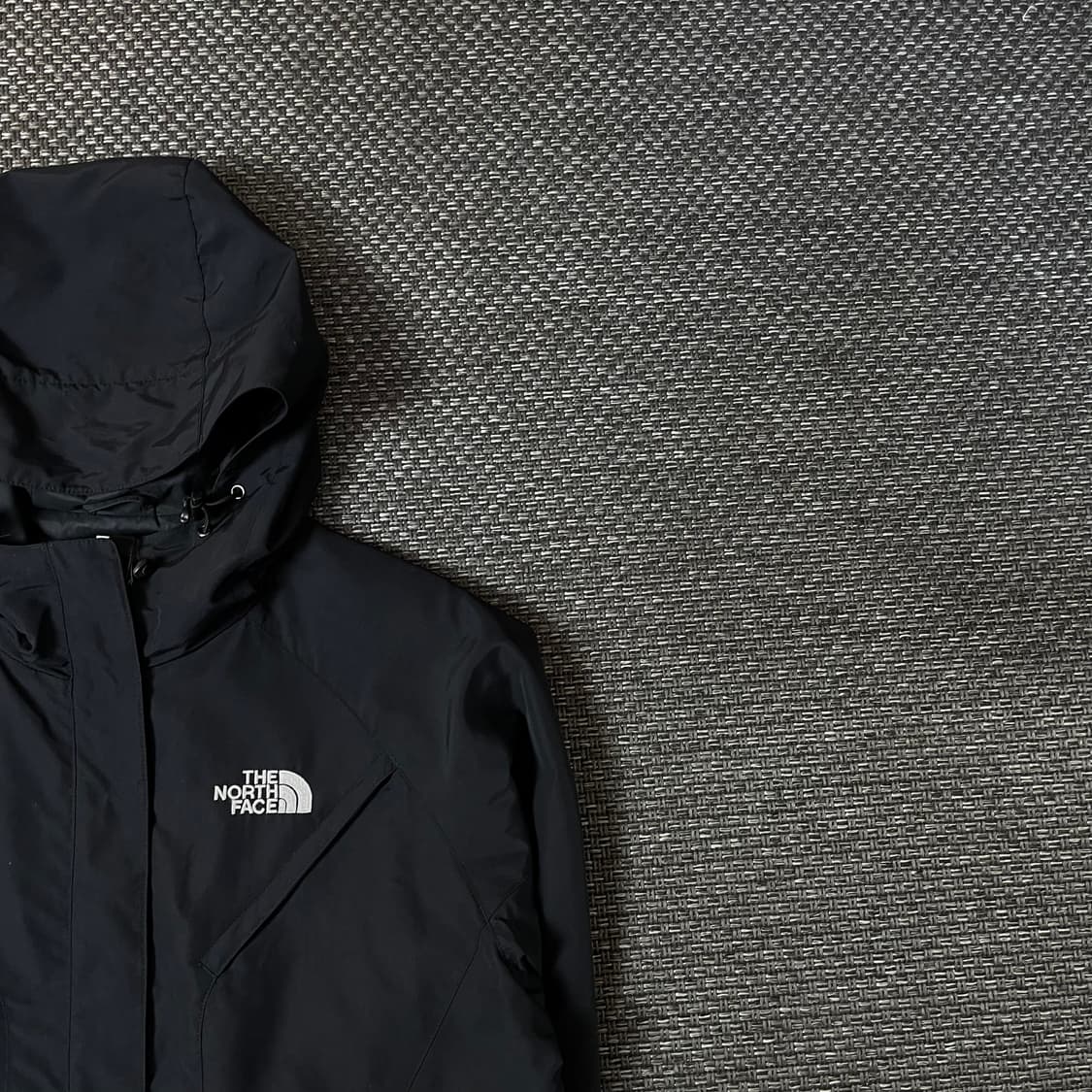 노스페이스 블랙 나일론 바람막이 자켓 95 상품이미지3