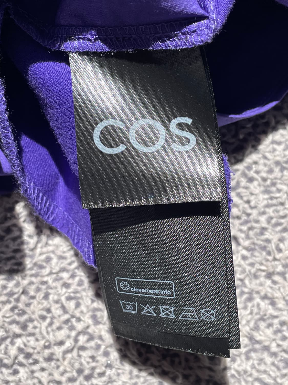 COS 퍼플 셔츠 원피스 XS 상품이미지4