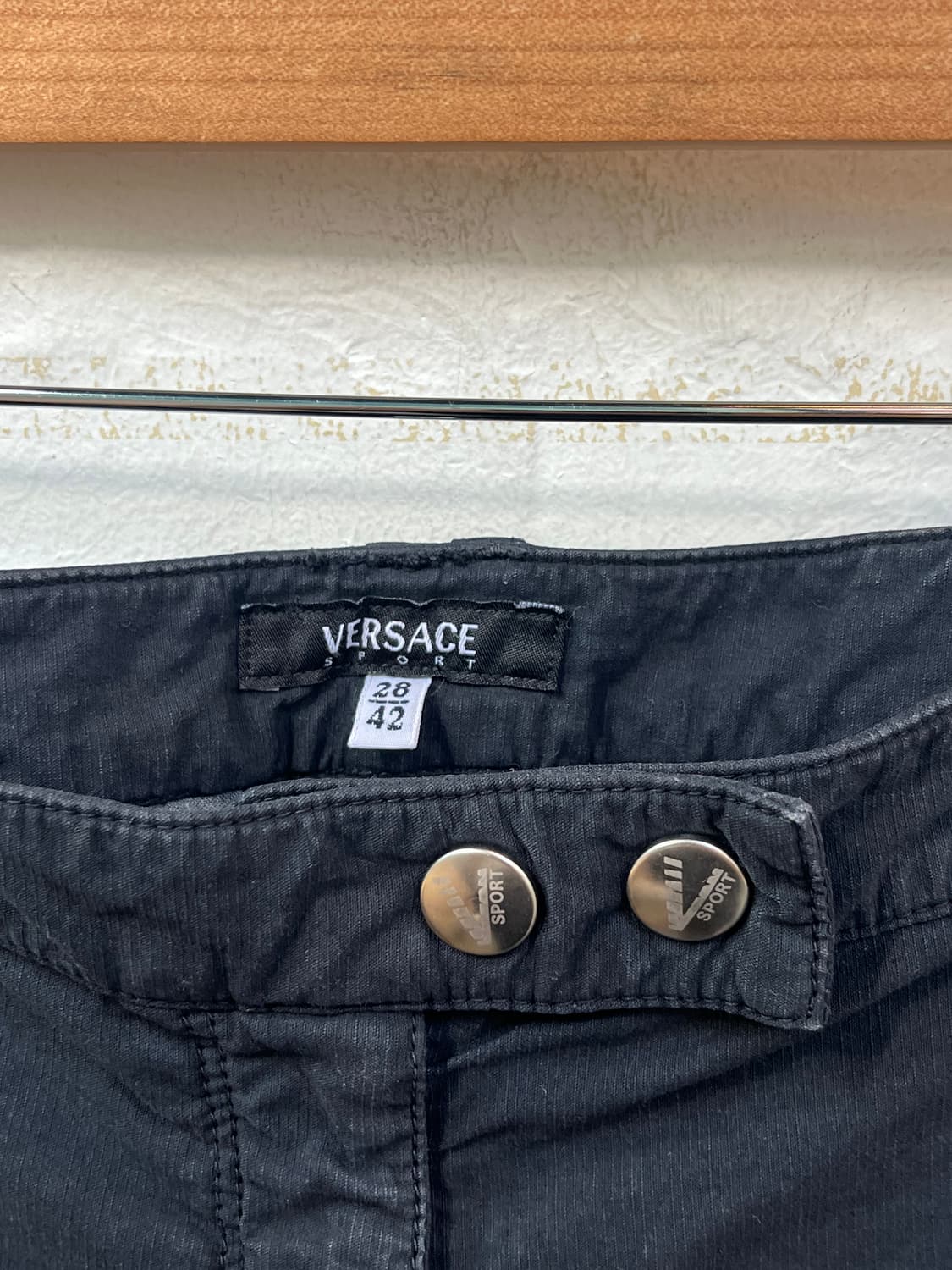 Versace 코튼팬츠 블랙 Women 28 상품이미지3