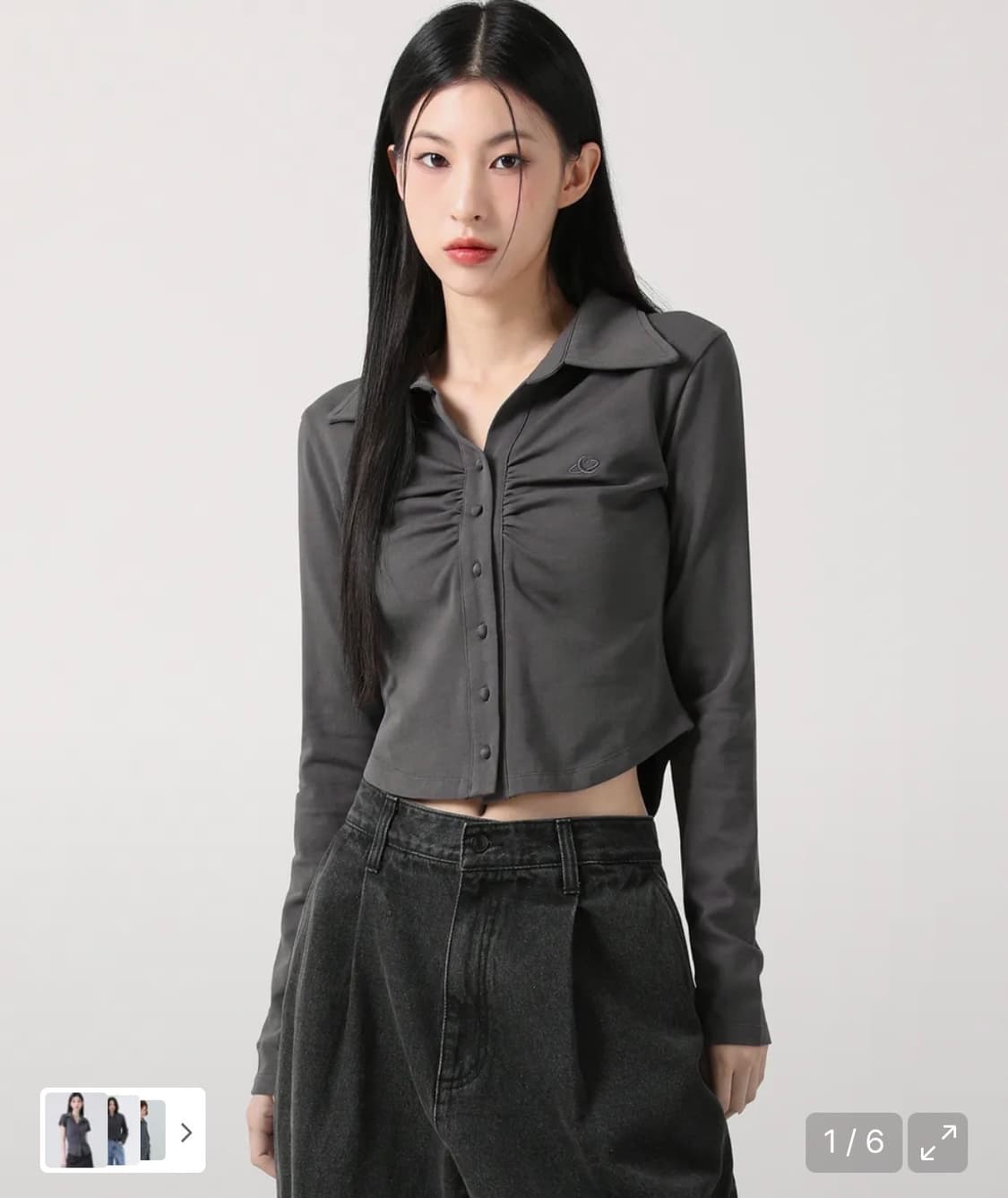 어반드레스 Nicole Cara Shirring Shirt 상품이미지1