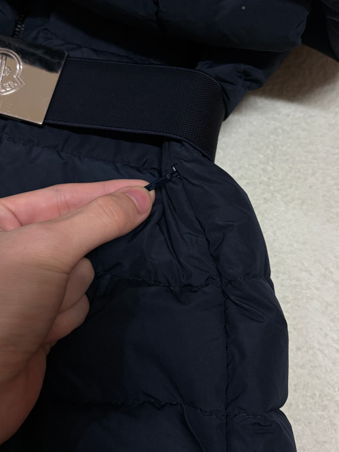 (최상) 몽클레어 여성 벨트 패딩 0 몽클레어 여성 벨트 롱패딩 0 상품이미지6