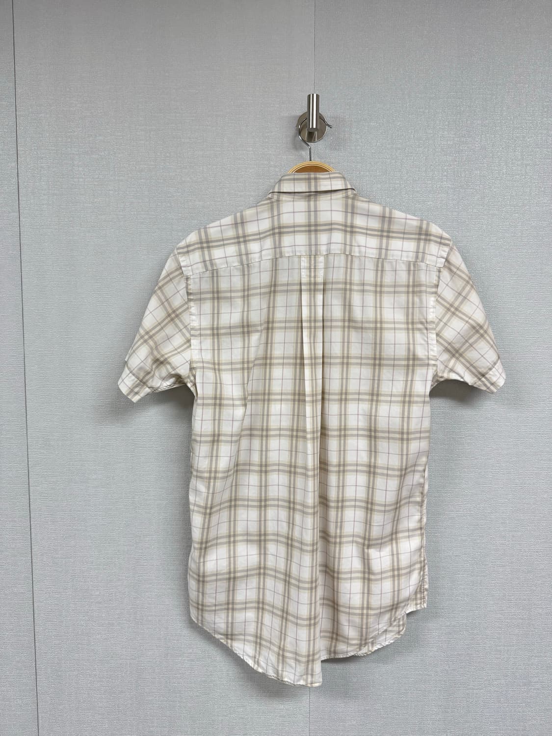 버버리 체크 반팔 셔츠 상품이미지4