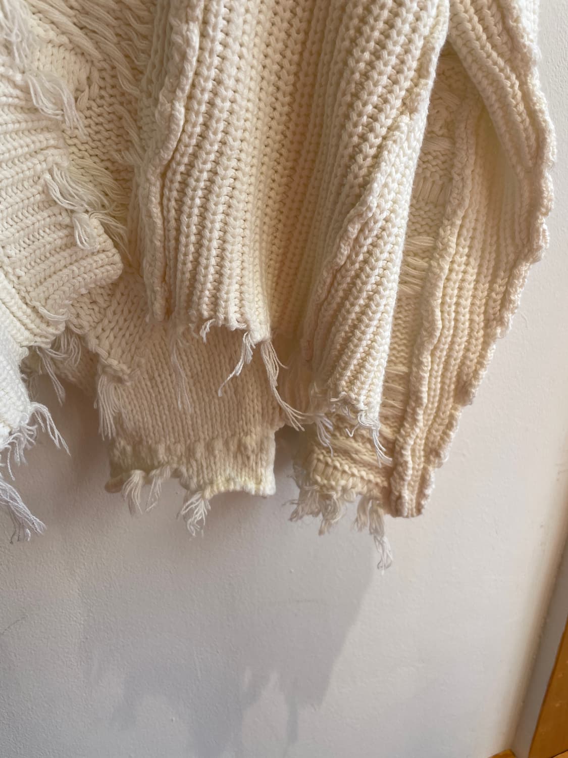 퍼버즈 데미지 니트 가디건 (Free) 상품이미지4