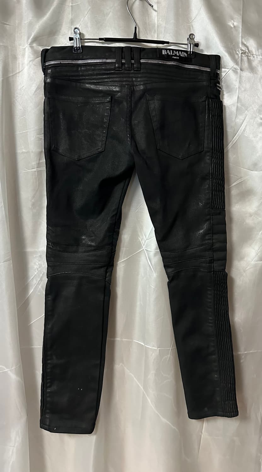 발망 블랙 왁스 코팅 체인 바이커진 상품이미지5