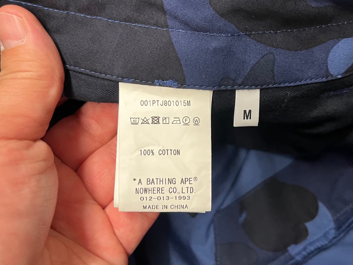 [S,M,2XL] 베이프 컬러카모 6포켓팬츠 새제품 상품이미지7