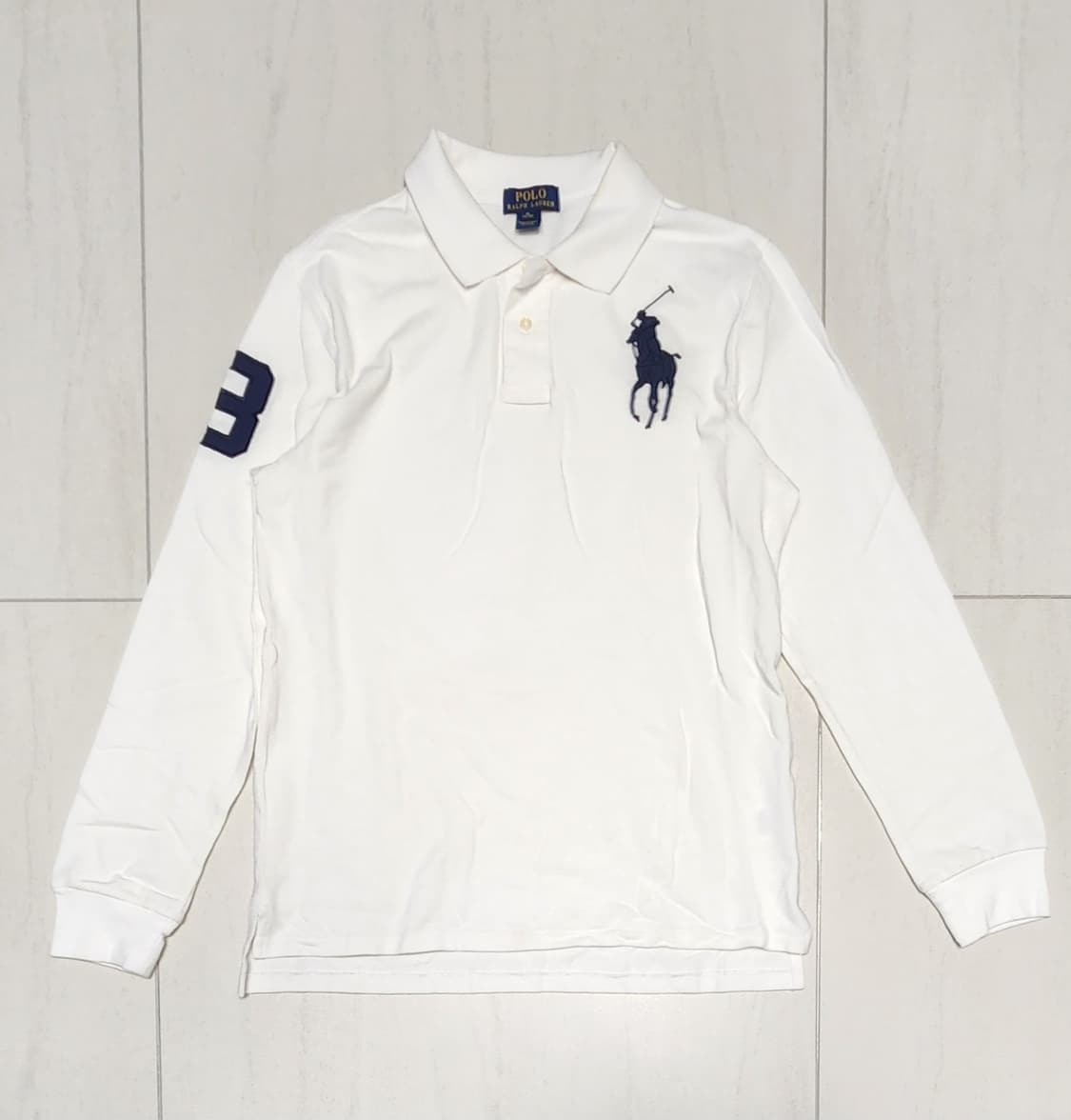 폴로 빅포니 화이트 pk XL(18-20) 상품이미지1