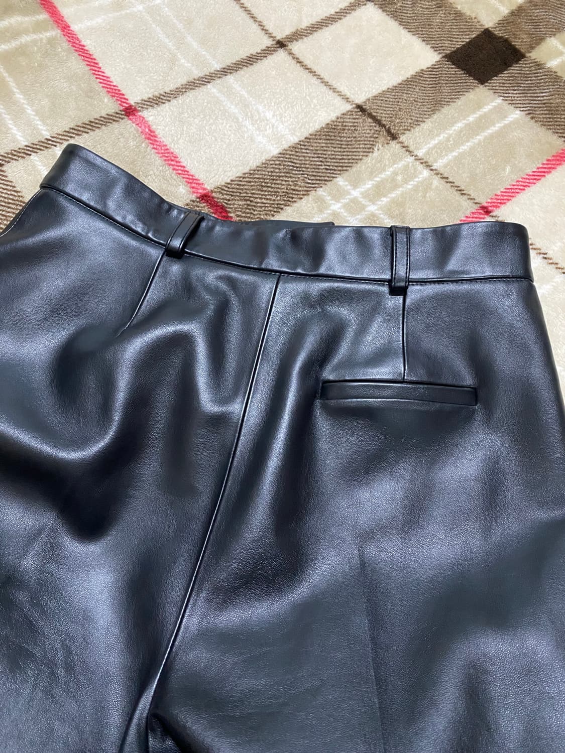 ORR 오르 원턱 레더 와이드 팬츠 M 27-28인치 상품이미지6