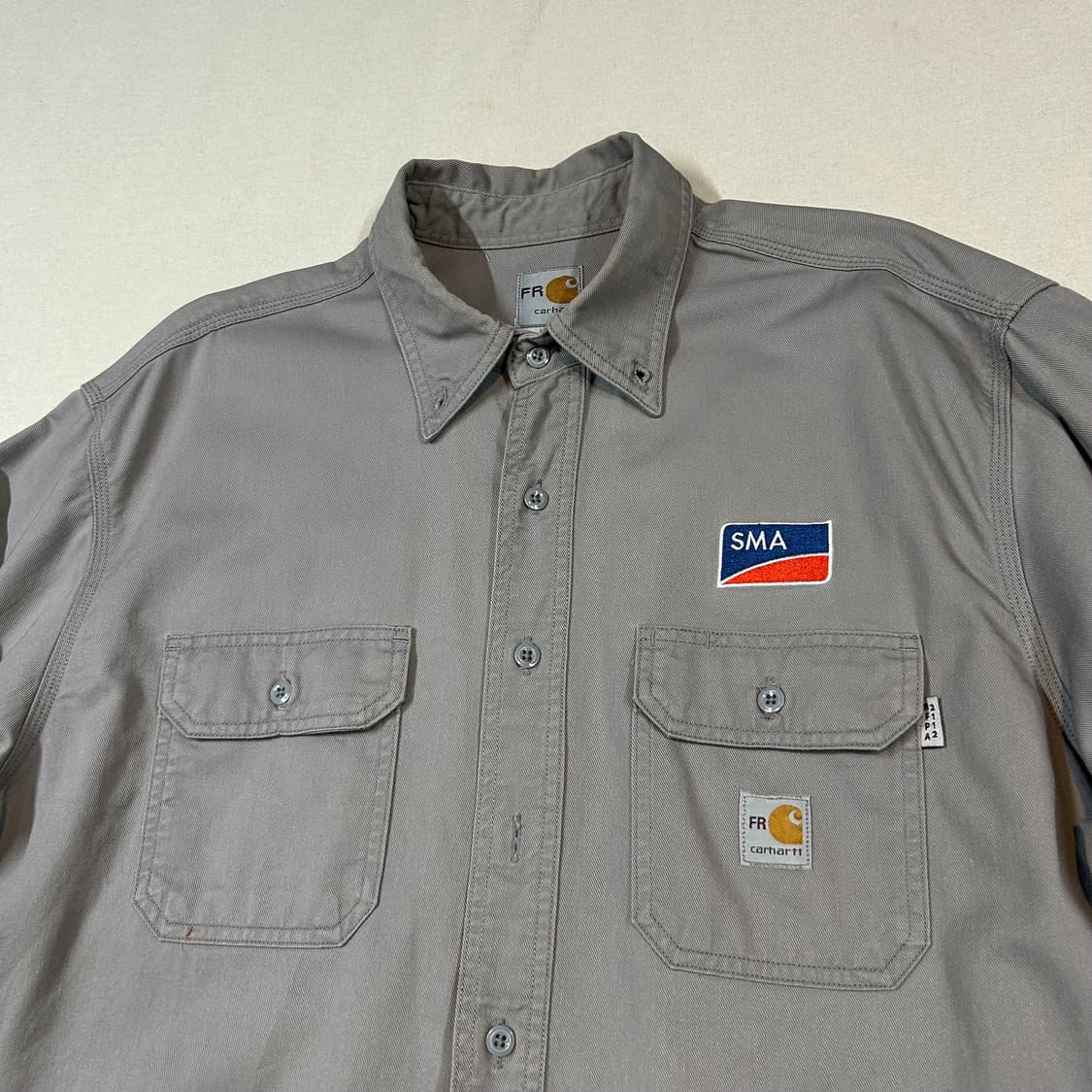 XL) 칼하트 OG 투포켓 워크웨어 FR 방염 코튼 셔츠 정품 상품이미지3