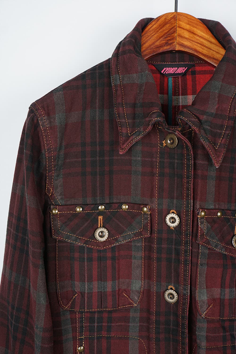 KYOKO HIGA  plaid trucker jacket 상품이미지3