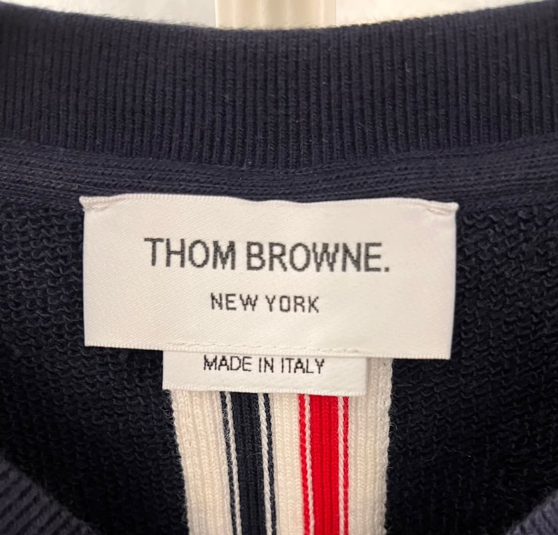 톰브라운 정품 22FW RWB 백삼선 맨투맨 사이즈 3 상품이미지5