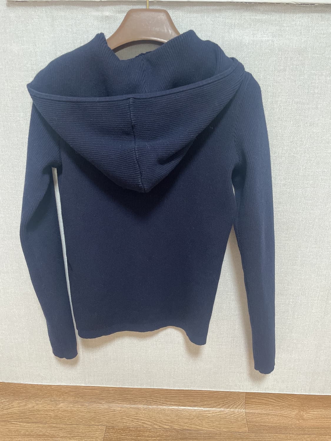 브랜디멜빌 네이비 아덴 집업 후드 니트 상품이미지2