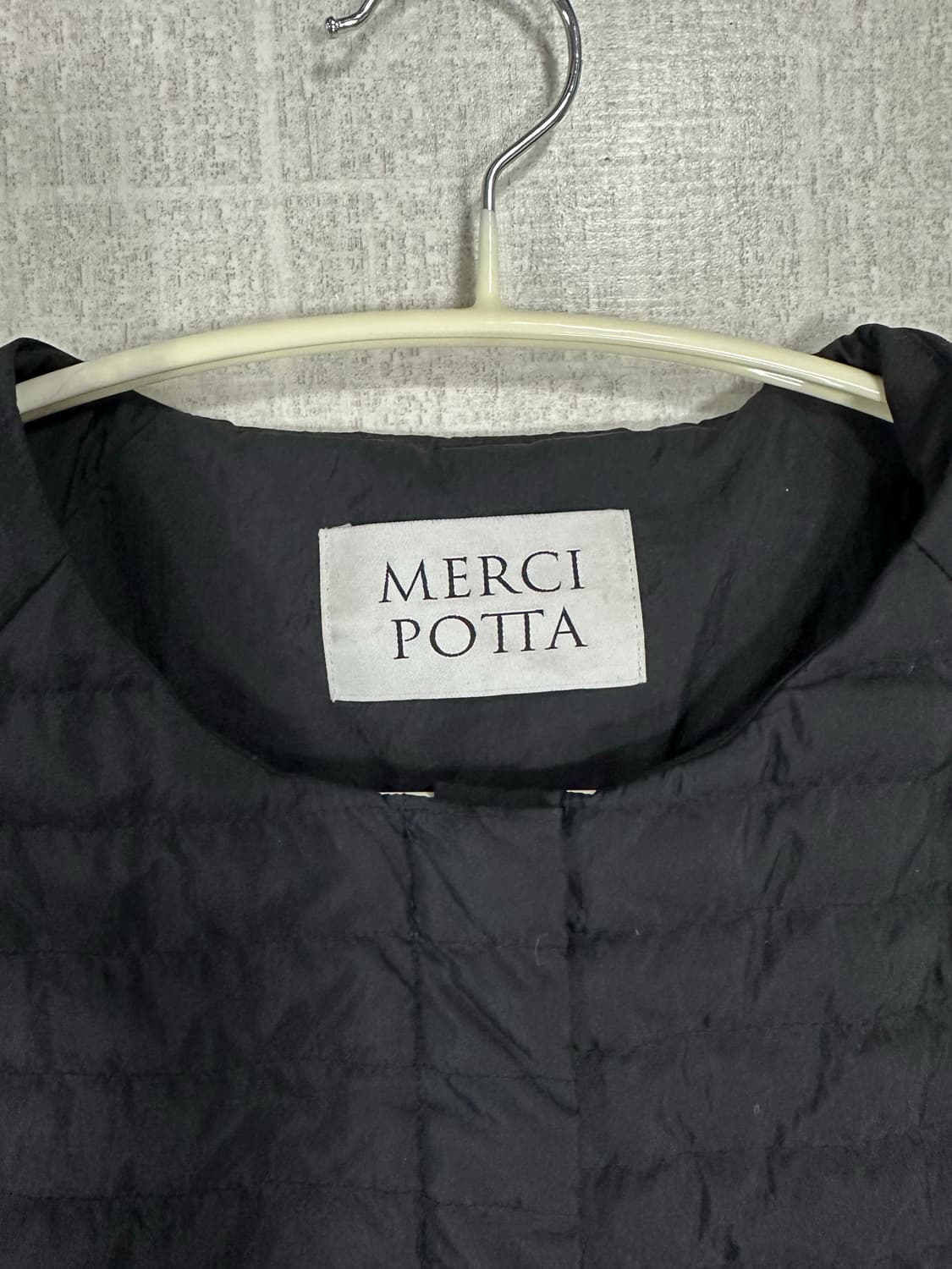 merci potta 덕다운 7부 패딩 상품이미지5