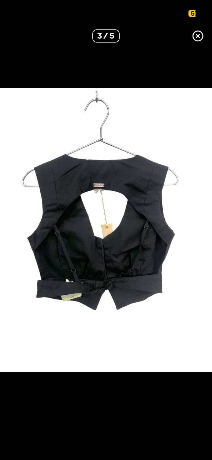 디젤 백리스 슬리브리스 크롭탑 데드스탁 상품이미지3