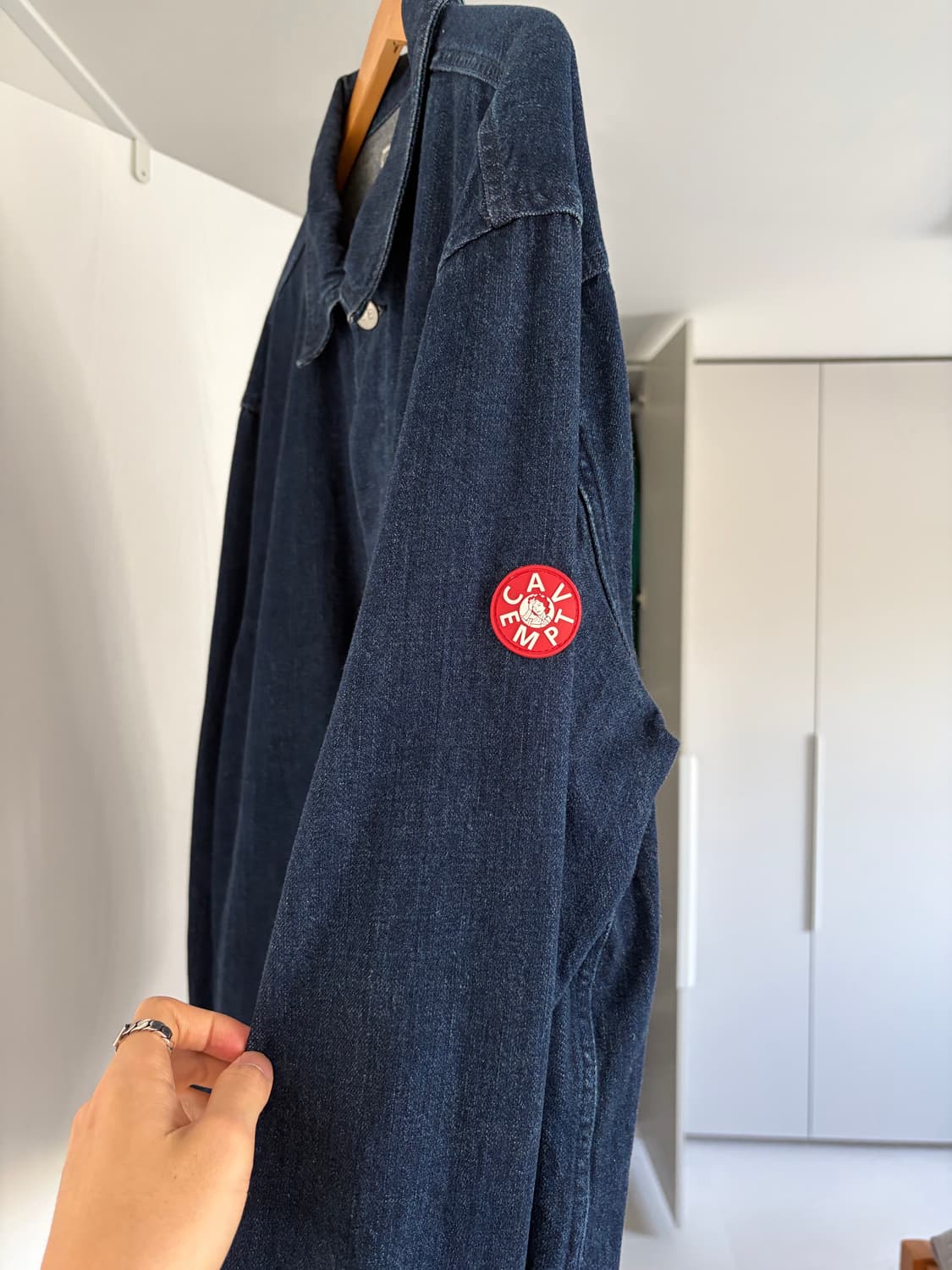 카브엠트 히든버튼 데님자켓 상품이미지2