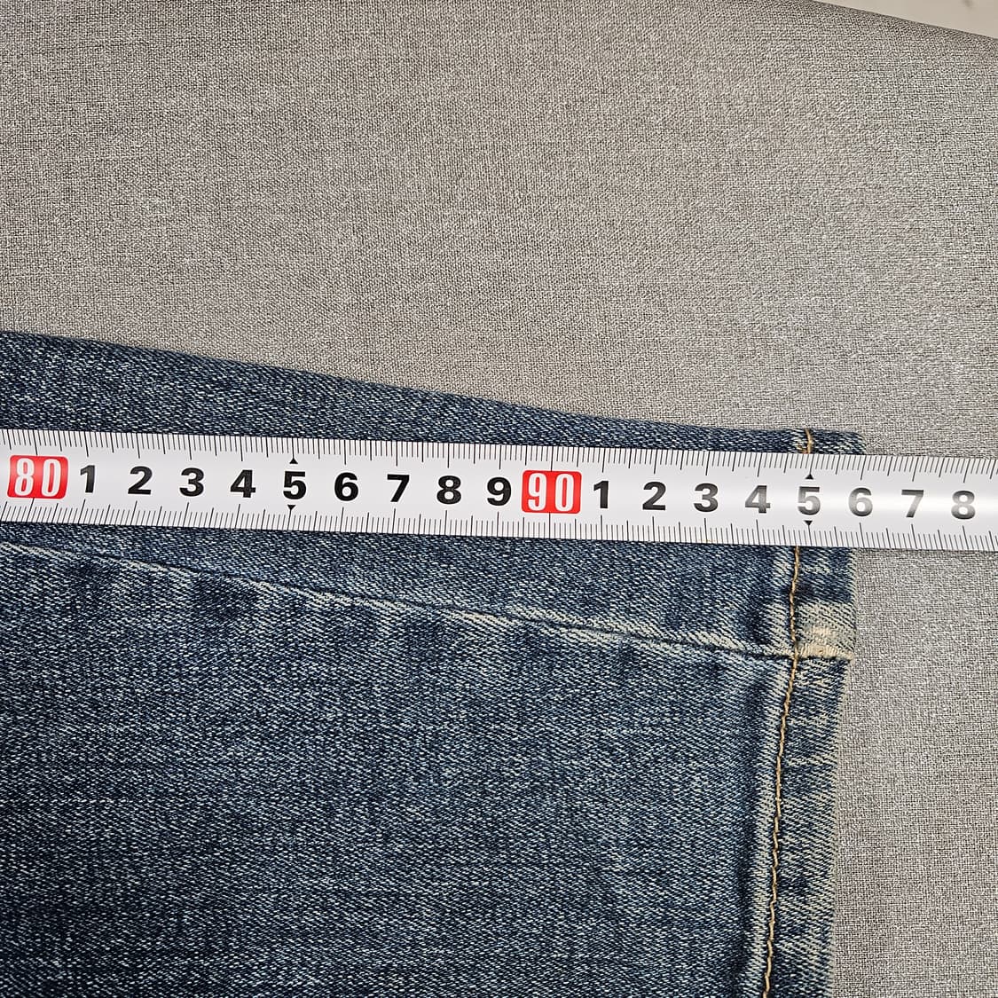 31) 플랙진 Arco 바이커진 워싱 데님팬츠 디스진 상품이미지8